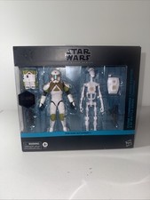 Star Wars  Battlefront II The Black Series Clone Commando & B1 Battle Droid NEW