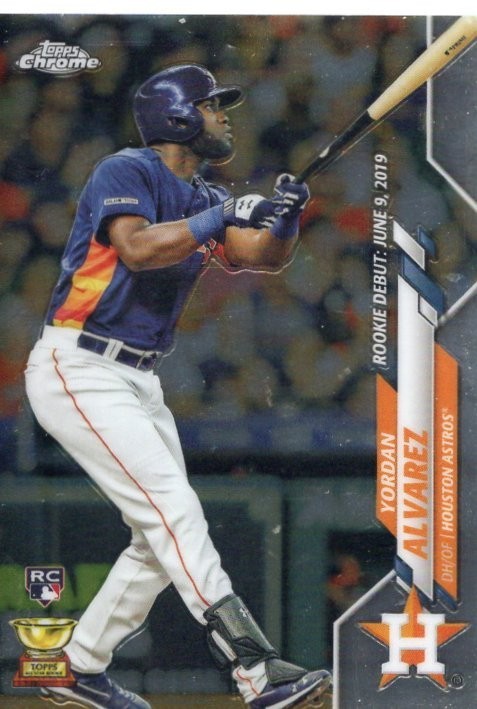 2020 TOPPS CHROME YORDAN ALVAREZ RC #U-53
