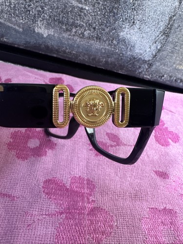 VERSACE VE3368U GB1 Black Men's 55 mm Eyeglasses 100% Authentic! - Picture 7 of 7