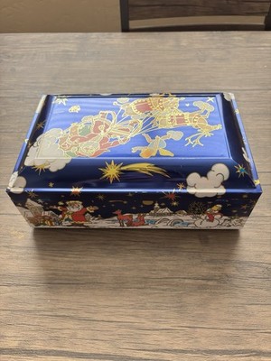 E Otto Schmidt Metal Christmas Box