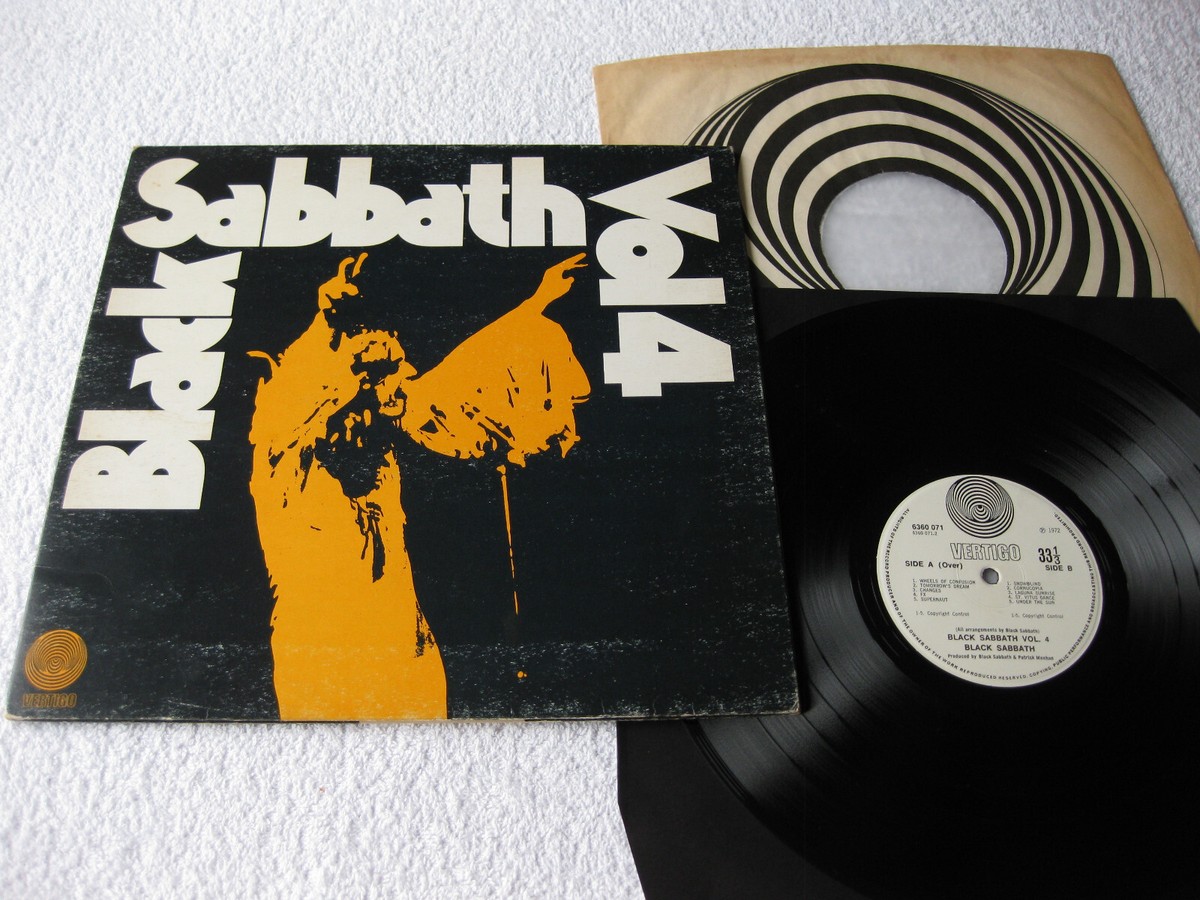 Black Sabbath ‎– Black Sabbath Vol 4, Label: Vertigo ‎– 6360 071