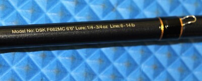 Daiwa D-Shock 2-pc. Spinning Combo Rod 6'6