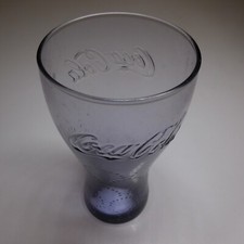 Gl&auml;ser Gepr&auml;gt Cocacola Violett Durchsichtig Vintage Art Deko Design Mcdonald: S