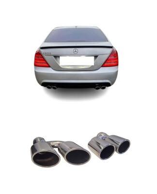Endrohre für Mercedes Benz S-Klasse 500 W220 W221 Auspuffblende