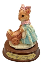 Vintage Little Nook Village 1989 Harriet Dormouse Item LN06 by Leonardo Heritage
