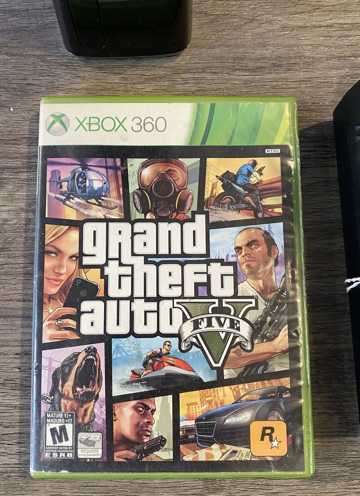 Consoles✕۞XBOX 360 OFFLINE GTA 5 GRAND THEFT AUTO V [2 DVD] (FOR MOD  CONSOLE)