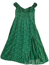 Astr The Label Keepsake floral green dress Medium