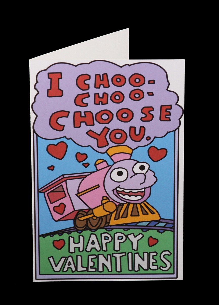 I Choo-Choo-Choose You Simpsons Happy Valentine's Day Card | eBay