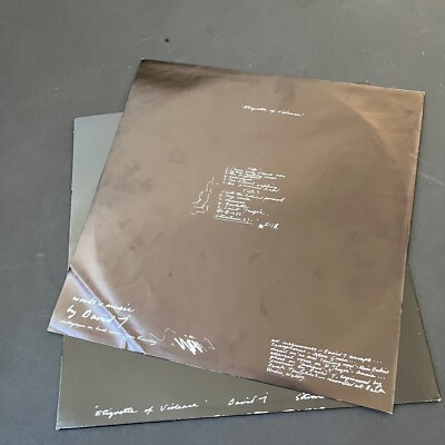 バウハウス デイビッド J Etiquette of Violence LP David J (Bauhaus) - Etiquette Of Violence 1983 Lyric Inner Sleeve