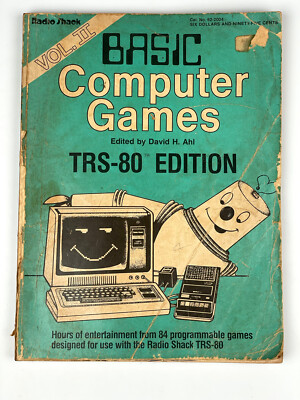 Basic Computer Games TRS-80 Edition Volume II from 1979 by David Ahl RARE