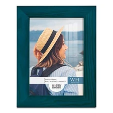  3.5x5 inch Picture Frame Wood Grain Frame, High-end Modern 3.5"x5" Ocean Blue