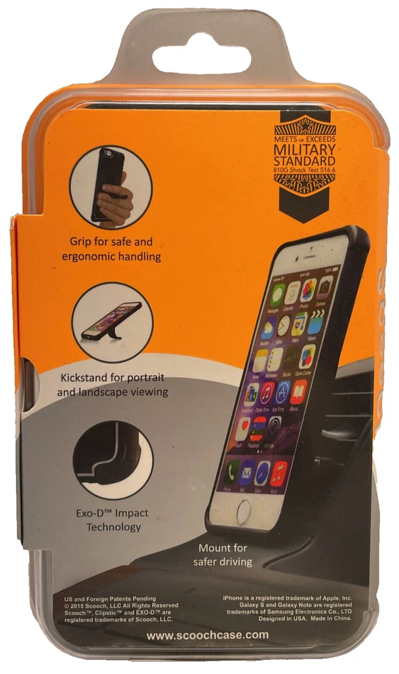 Scooch 5-in-1 Clipstic Pro Case for iPhone 6 Plus/6S Plus - Steel Blue - Image 2 of 4