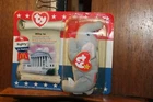 Vintage 1996 TY Beanie Baby Righty the Elephant in Package