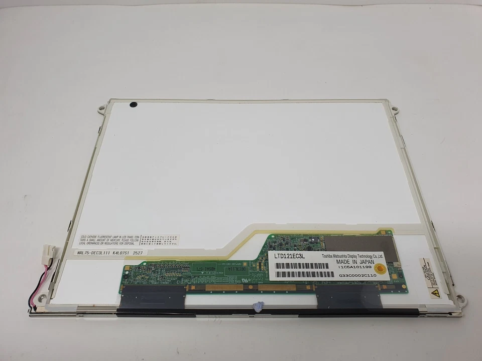 Toshiba PORTEGE R100 LCD 12.1" Laptop Screen Display LTD121EC3L Made In Japan - Image 2 of 4