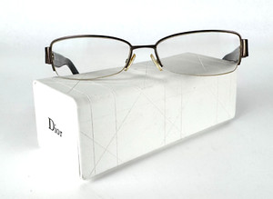 Dior Auth CD 3735 Tortoise Shell Frame Reading Glasses Readers 135mm Case