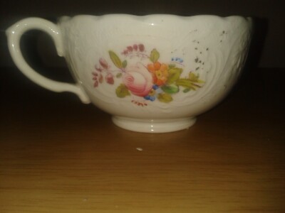 Schöne Vintage Jugendstil Coalport Blumen Teetasse. Beschädigung. (C30)
