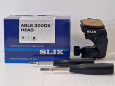 SLIK ABLE 300DX HEAD 3 Way Pan Head & Tilt With Quick Release Plate 6KG Max Load
