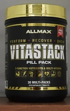 ALLMAX Nutrition VITASTACK 30 Packs Brand New & Sealed Multi-Vitamin Pack Stak