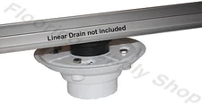 SereneDrains Plastic Drain Base CPE Membrane Fittings Linear Square Shower Drain