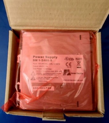 New Acme DM.1-2405-S Din Rail Linear Power Supply Factory Packaged