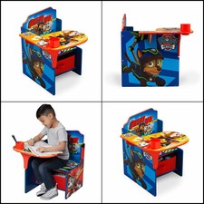paw patrol desk with storage bin