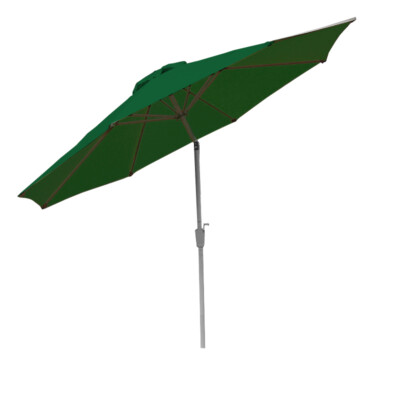 Sonnenschirm N19, Gartenschirm, Ø 3m neigbar Polyester/Alu 5kg, grün