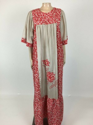 hawaiian motif dress