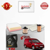 Wartungsset 4 Filter Und ÖL Citroen Berlingo II 1.6 Bluehdi 73KW 99PS Ab 2015
