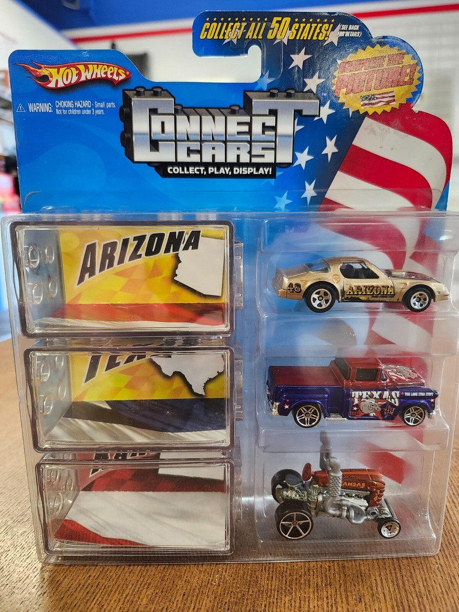 2009 Hot Wheels Connect Cars Arizona, Texas, and Kansas | eBay