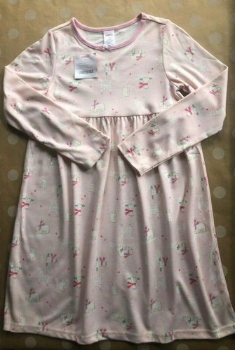 NWT Gymboree 2006 Pink Polar Bears Nightgown Sleepwear Gown 6 7 8 9 10 - Picture 4 of 33