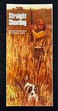 1990s Straight Shooting Alcohol Hunting Safety NRA Busch Beer Vintage Brochure