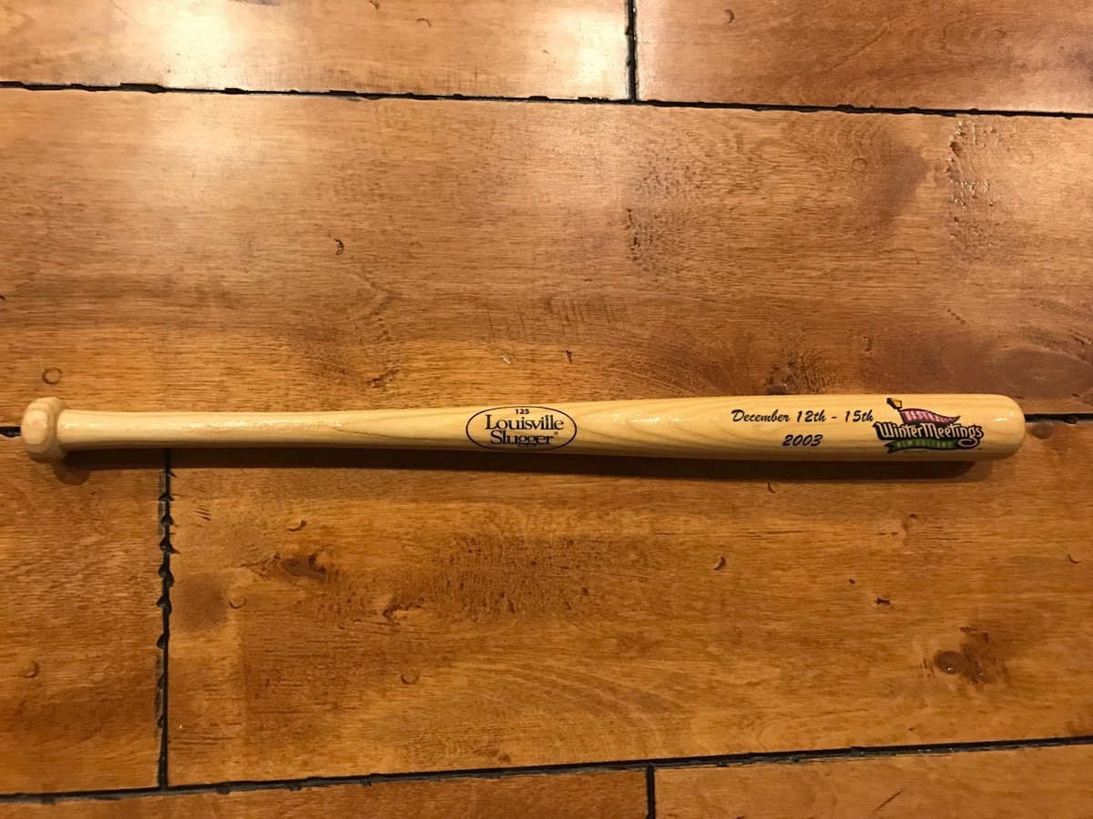 2003 BASEBALL EXECUTIVES WINTER MEETINGS LOUISVILLE SLUGGER MINI