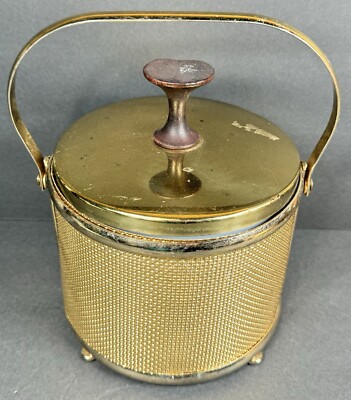 MCM Brass Style Ice Bucket For Part Or Repair 