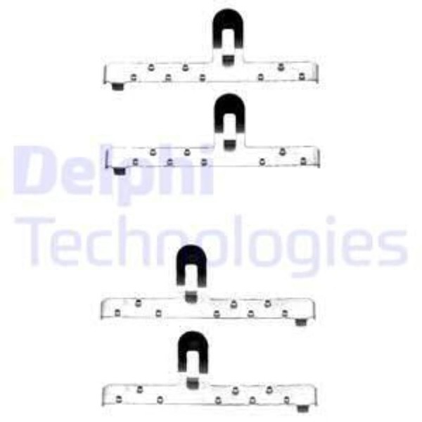 Delphi ZubehöRsatz Scheibenbremsbelag Vorne FüR VW Golf IV Passat Stufenheck-image