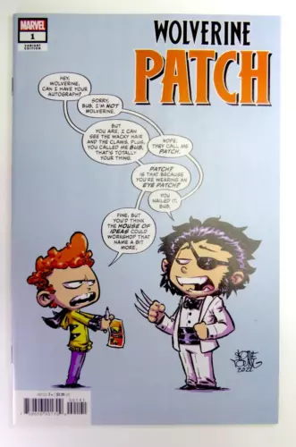 Marvel WOLVERINE PATCH (2022) #1  Skottie YOUNG Variant NM (9.4) Ships FREE!