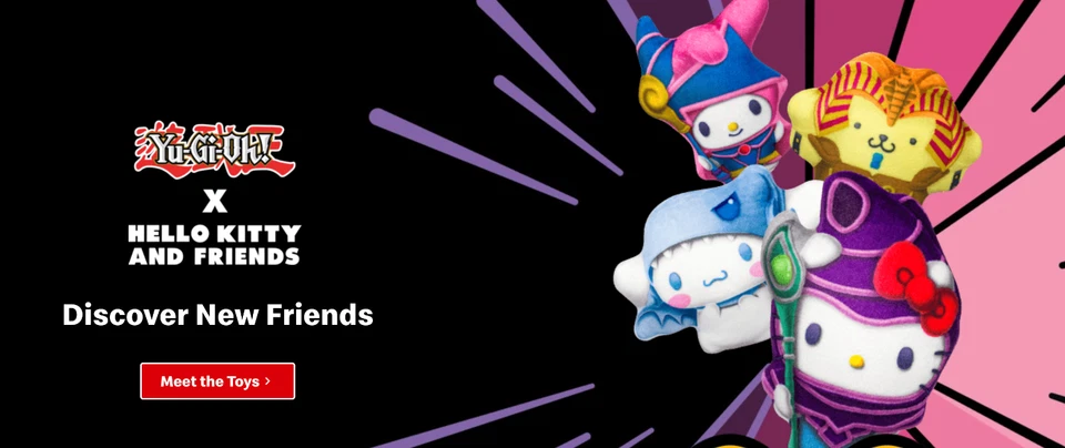 2024 McDONALD'S Yu-Gi-Oh Hello Kitty Plush HAPPY MEAL TOYS Or Set - Image 3 of 3