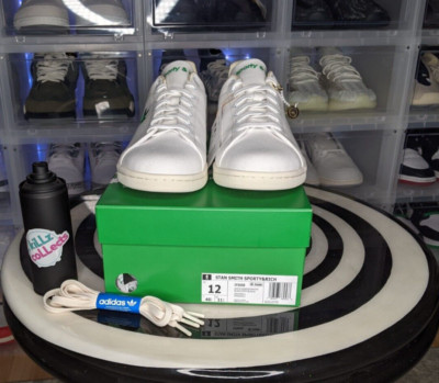 Size 12 - Adidas Stan Smith x Sporty & Rich Low White Green