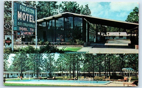 AK Folkston Motel, Folkston, Georgia 1966 Doppelansicht J164