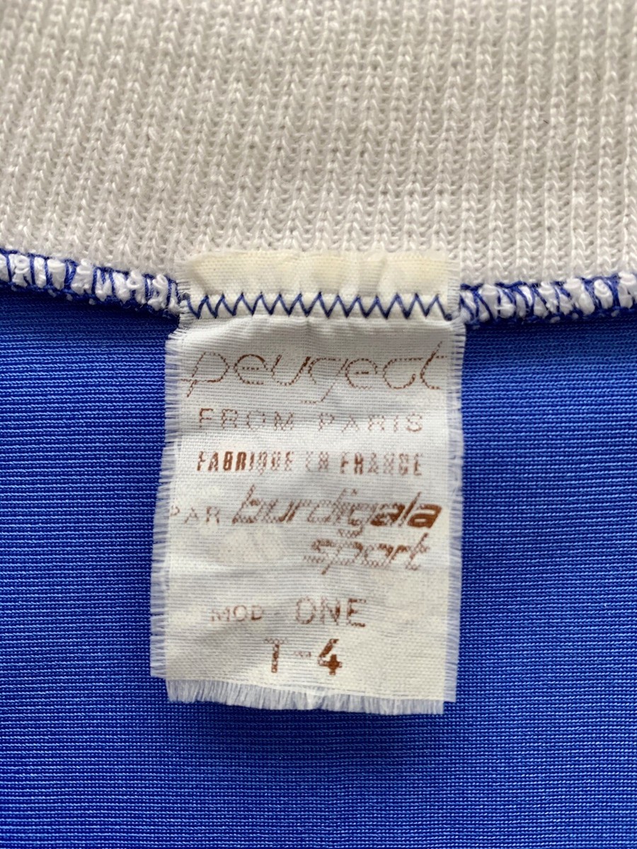 Peugeot Burdigala Sport hecho en Francia de colección camisa de ciclismo cami