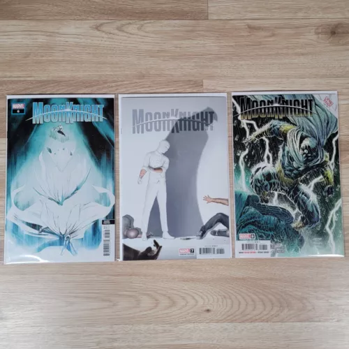 Moon Knight #6-8 2nd Print Dekal Marvel Comics 2021 Variants - Lot of 3