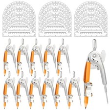 Pieces Compass Geometry Tool 6 Inch Compass for Geometry Math Compass and 24
