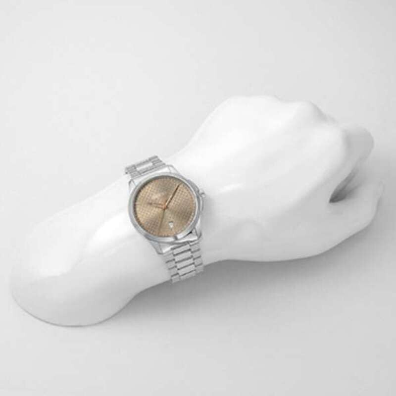 GUCCI時計 Gucci G-timeless YA1264053 Brown Dial Men's Watch New + Box