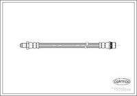 Corteco 19018899 Bremsschlauch Hinten Vorne 314 Mm FüR Renault