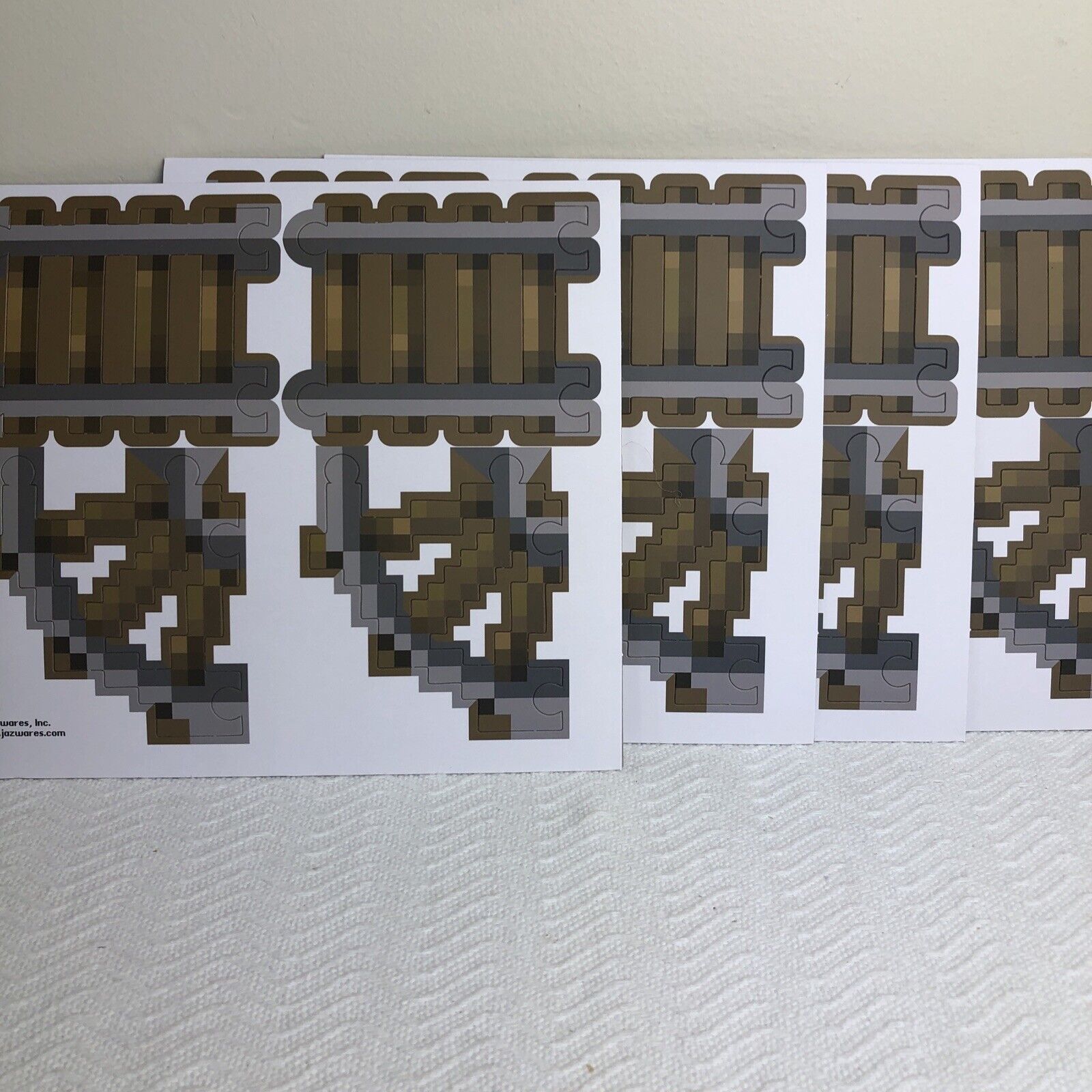 Minecraft Papercraft Overworld Minecart Pack New