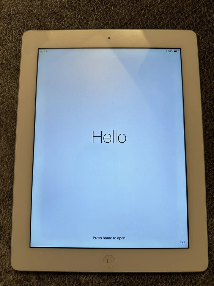 Apple iPad 4th Gen. A1459 32GB, Wi-Fi + Cellular, MD519LL/A, 9.7in - White - Image 4 of 4