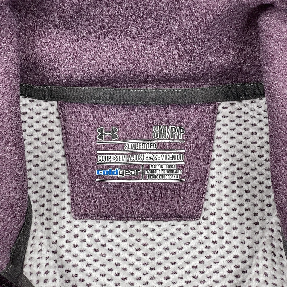 Under Armour Sweatshirt Womens Small Semi Fitted 1/4 Zip Wounded Warrior Project - Image 2 of 4