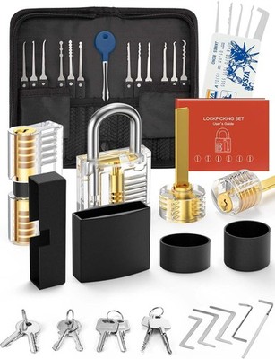 Lockpicking Set 37-teilig, Dietrich Set für Anfänger & Profis,