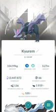 Shiny Kyurem White Background - Trade Go