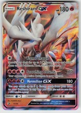 Reshiram GX 11/70 Holo GX Rare Dragon Majesty Pokemon Near Mint on eBay