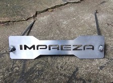 Subaru Impreza WRX STI 07-14 Morsetto batteria acciaio inox personalizzato + tiranti